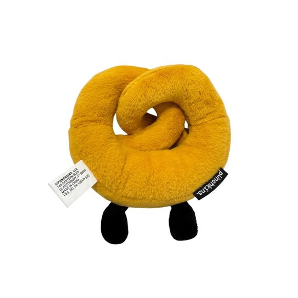 Punchkins Pretzel Plush "Don't Get It Twisted" 7" Wide Brown Stuffed Animal - Picture 3 of 3